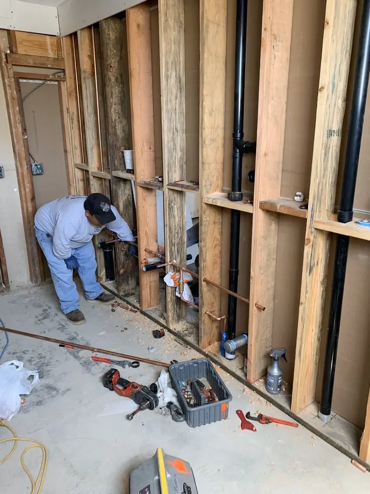 Commercial rough-in plumbing for Gas Line Repair in Van Hornesville